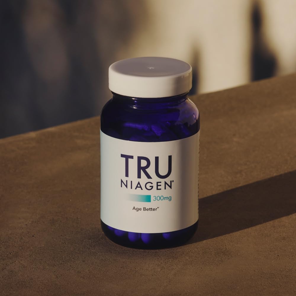TRU NIAGEN NAD+ Supplement with Niagen 300mg – Cellular Energy Support – 30 Servings