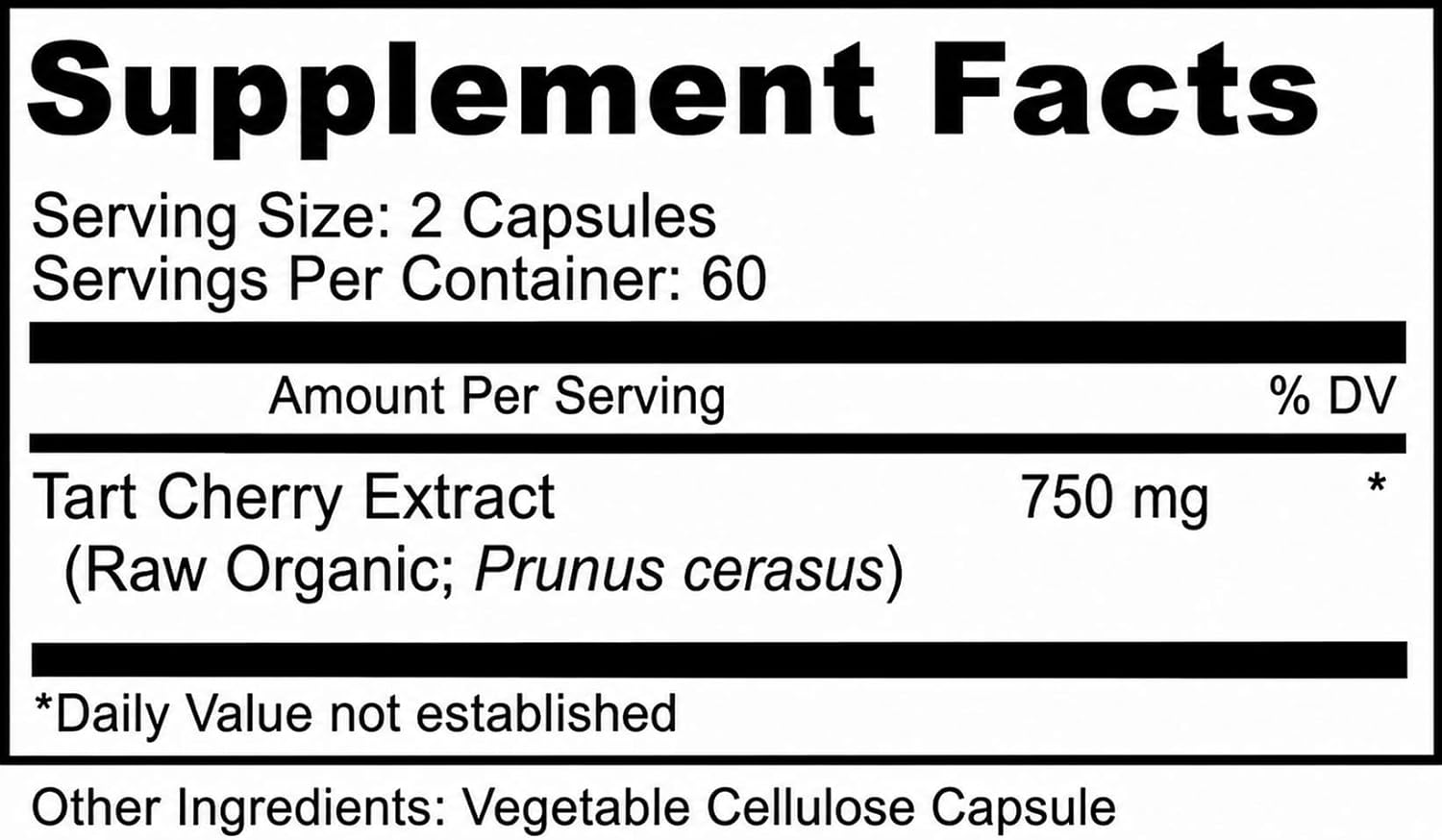 PURELY beneficial Tart Cherry Capsules, Montmorency Tart Cherry Extract, Dietary Supplement, Plant-Based Capsules, Non-GMO, Gluten Free, 120 Count