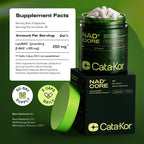 Cata-Kor NMN Supplement Alternative – Liposomal NAD+ Supplement - NAD CORE 30-Day Supply 60 Capsules