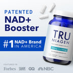 TRU NIAGEN NAD+ Supplement with Niagen 300mg – Cellular Energy Support – 60 Servings