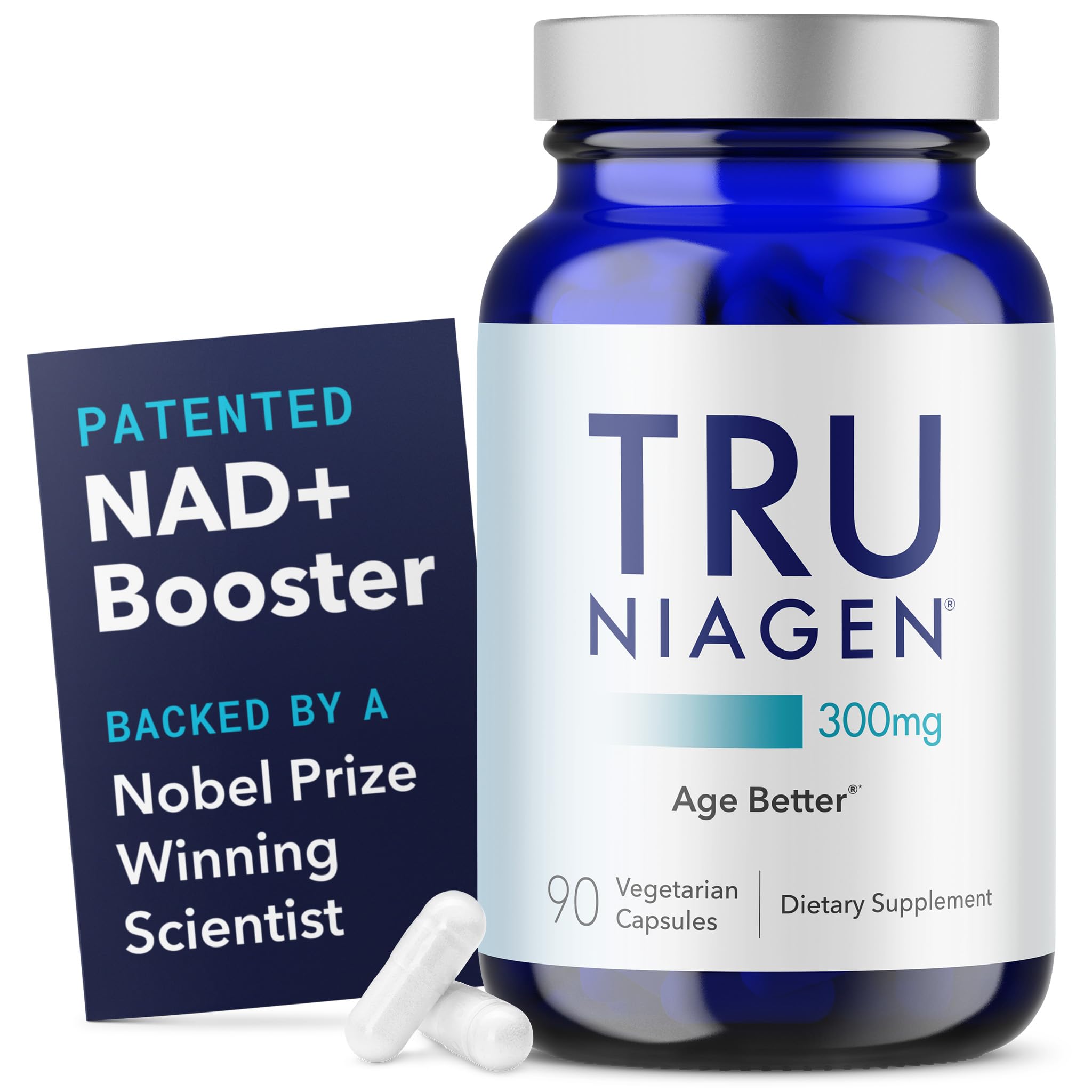 TRU NIAGEN NAD+ Supplement with Niagen 300mg – Cellular Energy Support – 30 Servings